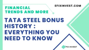 Tata Steel Bonus History